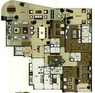 Rio de Janeiro: Apartamento na Barra, Península. 04 suítes, 330 m² 8