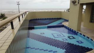 Praia Grande: Apto frente &agrave; praia c/ 02 dorms na Guilhermina 8