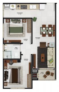 Itaja&iacute;: Apartamento >> Cordeiros - Itaja&iacute; 2