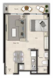 Itaja&iacute;: Centro - Apartamento em Itaja&iacute; >> SC 4