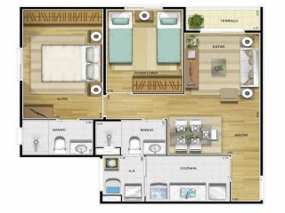 Sumar&eacute;: Residencial Torres do Bonfim - Apartamento de 3 dorms 3