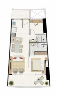 Fortaleza: Beach Class - Apartamento 57m&sup2; - Meireles / Praia de iracema 9