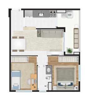 S&atilde;o Paulo: Portal Centro da Even Apartamentos de 1, 2 e 3 dormit&oacute;rios de 39 a 71 metros quadrados 26