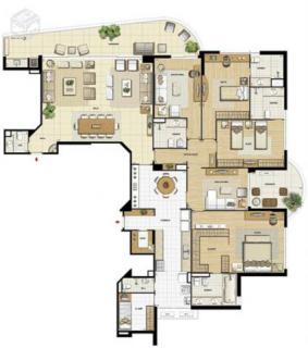 Rio de Janeiro: Apts 4 Su&iacute;tes no Saint Barth 5