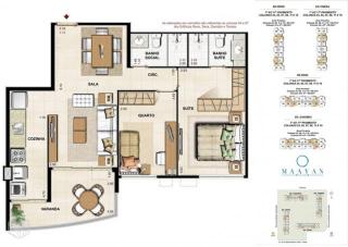 Rio de Janeiro: Apts 2 e 3 qtos Maayan Cidade Jardim 2