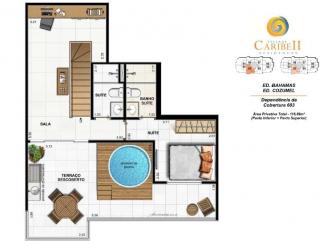 Rio de Janeiro: Apts e Cobts. Duplex no VillageCaribe II 9