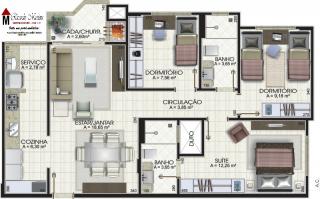 Criciúma: Osterwick Residencial apartamento bairro Michel. 11