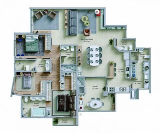 Criciúma: Monte Pienza residencial bairro Centro 2