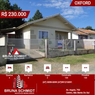 S&atilde;o Bento do Sul: Casa no B&ordm; Oxford 1