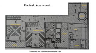Taboão da Serra: Apartamento com 2 Quartos e 1 banheiro à Venda, 54 m² por R$ 255.369  Código 1005063 7