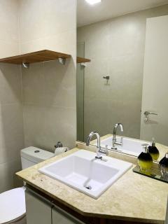 Caieiras: Apartamento Mobiliado,Com Piso e Arm&aacute;rios,Com 68 M&sup2; No Living Wish Santo Amaro 15