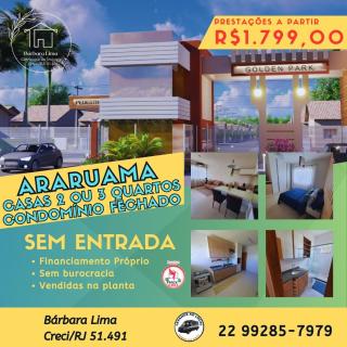 Araruama: Casa em Condomínio Fechado 1