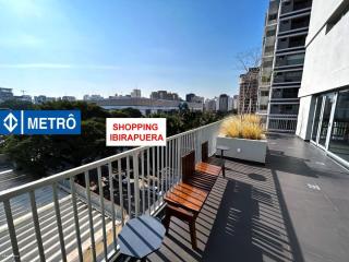 Mau&aacute;: Apartamento para alugar em Moema mobiliado 22m&sup2; ao lado do Shopping Ibirapuera. 14