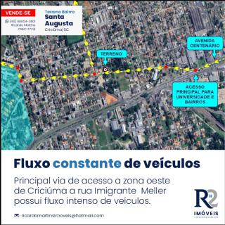Crici&uacute;ma: Terreno comercial a venda bairro Santa Augusta 4