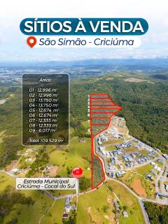 Crici&uacute;ma: S&Iacute;TIOS EM REGI&Atilde;O NOBRE,S&Atilde;O SIM&Atilde;O, CRICI&Uacute;MA/SC 1