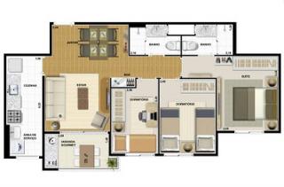 S&atilde;o Paulo: Apart. com 39.000 de desconto no Morumbi ClubLife 64m&sup2; 2