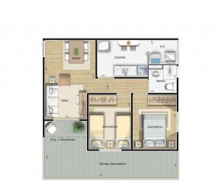 S&atilde;o Paulo: Apartamento no C&atilde;rr&atilde;o 1