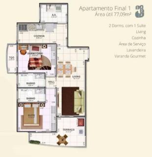 Praia Grande: Apartamento na Avia&ccedil;&atilde;o/PG 6