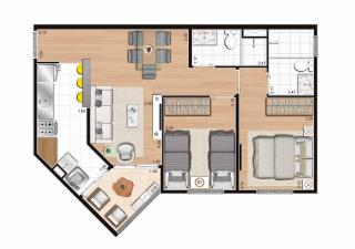 S&atilde;o Paulo: apartamento pr&oacute;ximo ao shopping Tatuap&eacute;, 2 quartos 7