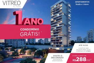 S&atilde;o Paulo: Apto com 1 ano condominio gratis 1