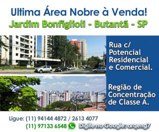 São Paulo: Ultima Área Nobre no Jd. Bonfiglioli -Butantã ? VGV 47 Milhões 3
