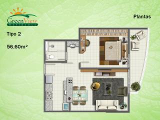 Manaus: Vendo apartamento 1 Quarto 57 m2 no Condomínio Residencial Greenview 1