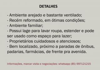 Fortaleza: Alugo apartamento recém reformado, ventilado e bem localizado 2