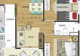 Cotia: Apartamento 2 Dormitórios 1 vaga 5