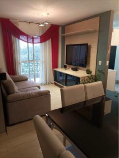 S&atilde;o Paulo: Apartamento mobiliado para alugar com 2 quartos, 2 banheiros e 2 garagens. 1