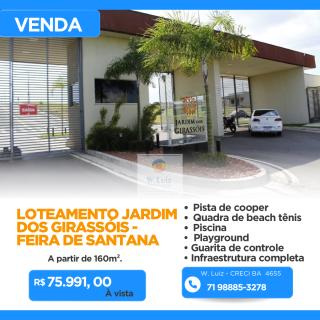 Feira de Santana: Vende-se loteamento com infraestrutura completa 1