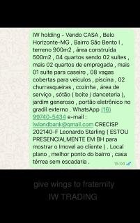Belo Horizonte: CASA BELO HORIZONTE BAIRRO S&Atilde;O BENTO I 1