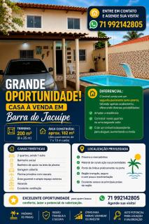 Cama&ccedil;ari: VENDO CASA EM BARRA DO JACU&Iacute;PE 1